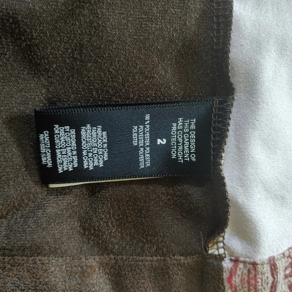 Custo Barcelona multicolor dress cap sleeve, size: S, US 2, EU 38 - Picture 8 of 10